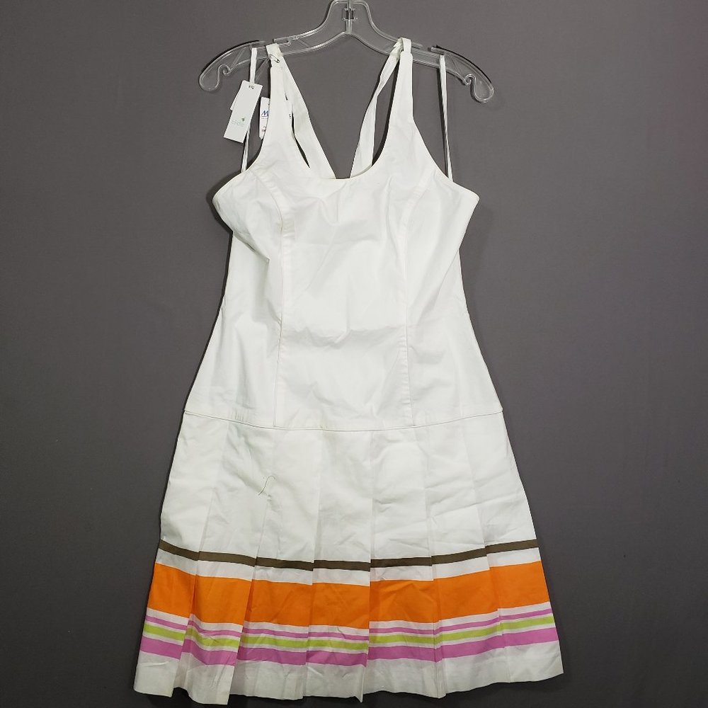 Birdie Halter Tie Spring Summer Pleated Sundress, Size 10, New With Tags